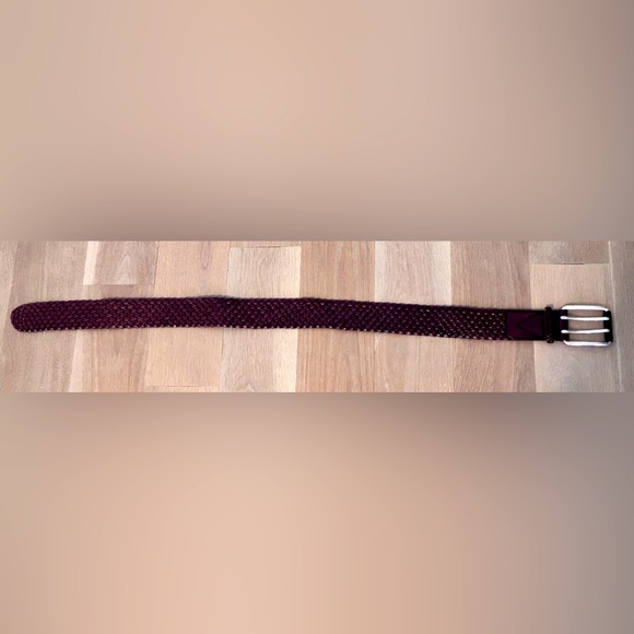 Like New 💥 Vintage! Michael Kors Extra Wide Braided Leather Chunky Belt Small - Picture 6 of 7